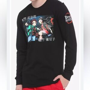 Hot Topic Demon Slayer: Kimetsu No Yaiba Siblings Long Sleeve T-Shirt